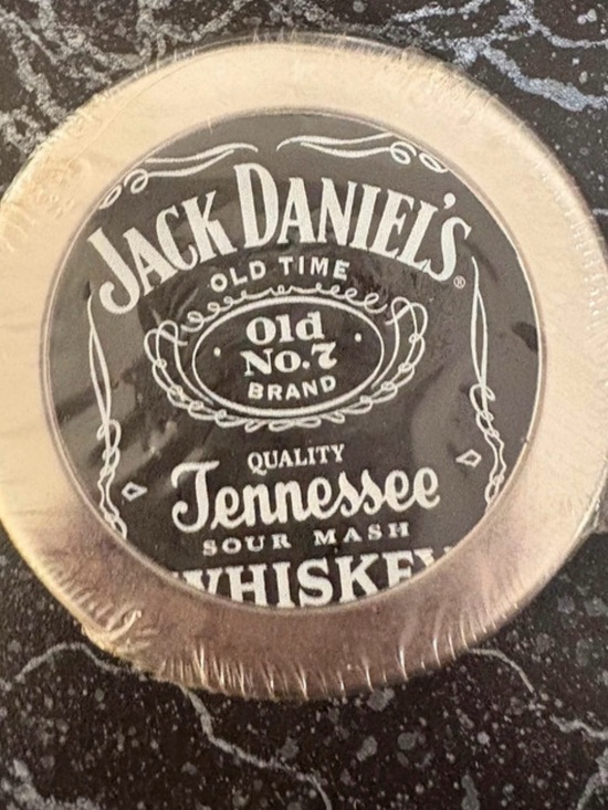 Jack Daniels Other - Jack Daniels Black and Silver Round Decorative Coaster